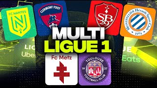 🔴 MULTIPLEX LIGUE 1  NANTES  CLERMONT  BREST  MONTPELLIER  METZ  TOULOUSE [upl. by Noivaz]