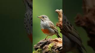 Island Thrush Bird Stock Video ai video bird stockfootage shorts birds islandthrush [upl. by Yelrihs]