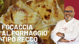 Focaccia al formaggio tipo Recco di Marco Oberti [upl. by Noraha]