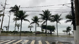 CHUVA EM PRAIA GRANDE  FLÓRIDA guiaimobpg [upl. by Oribelle]