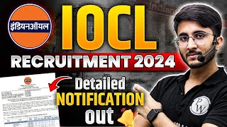 IOCL Recruitment 2024  IOCL Apprentice Vacancy 2024  Engineers Wallah [upl. by Seta]