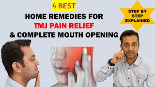 4 Best Home Remedies For Tmj Pain Relief amp Complete Mouth Opening Step By Step Explained [upl. by Greg222]