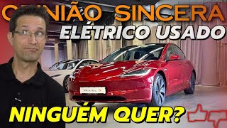 NINGUEM QUER carro ELÉTRICO usado Alta desvalorização dúvidas Por que hoje não é um bom negócio [upl. by Idurt267]