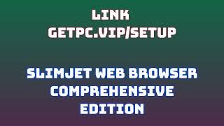 🔸Slimjet Web Browser😊 HOW TO INSTALL 💻PCLAPTOP TUTORIAL 2024 no charge🦄 [upl. by Becket]