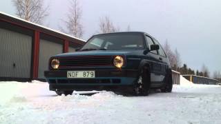 Mk2 Vr6 Turbo midwinter warmup [upl. by Anelleh406]