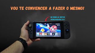 DESBLOQUEEI MEU NINTENDO SWITCH EM 2024 [upl. by Nilak]