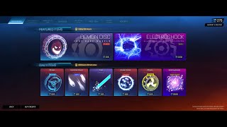 Black Electroshock Crimson Demon Disc and more Rocket League Item Shop October 25 2022 [upl. by Innattirb380]