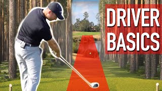 Driver Basics For Longer Straighter Golf Shots [upl. by Macmillan483]