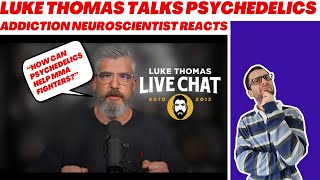 Could Psychedelics Help Treat MMA Fighters with CTE in the Future  Addiction Neuroscientist Reacts [upl. by Claiborn]