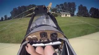 Airdrome Aeroplanes Fokker EIII Replica Pilot View [upl. by Fu]