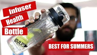 Infuser Gulp Bottle  Stay hydrated  Detoxify your body  Weight lose HINDI [upl. by Lipsey121]