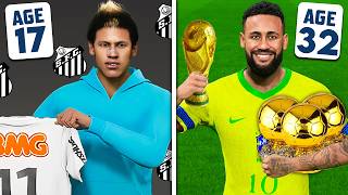 I Replayed The Career Of Neymar [upl. by Selden498]