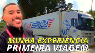 Minha primeira Viagem MOTORISTA de CAMINHÃO na Europa CAMINHONEIRO INTERNACIONAL  Vinicius Amorim [upl. by Eilyab557]