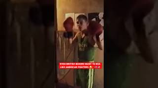 EVEN BRITISH BOXERS WANT TO BOX LIKE AMERICAN FIGHTERS 😂🥊🇬🇧🇺🇸 [upl. by Raf]