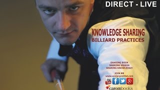 Billard français  Billiard ELearning  série de 120 à la bande  2016 [upl. by Ehling]