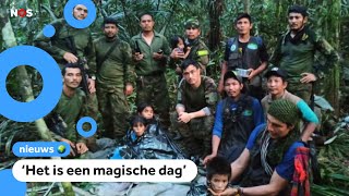 Vermiste kinderen na 40 dagen levend gevonden in Colombiaanse jungle [upl. by Busch]