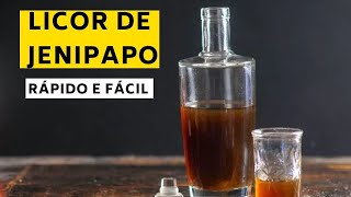 Licor De Jenipapo  Como Fazer  Receita Super Fácil [upl. by Georgeta]