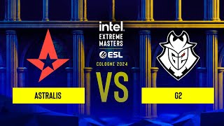 Astralis vs G2  IEM Cologne 2024  Group A [upl. by Nordna]