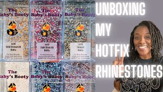 UNBOXING MY HOTFIX RHINESTONES [upl. by Notlek]