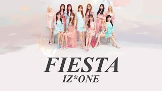 IZONE  Fiesta パート分け日本語字幕 [upl. by Ahsenroc]