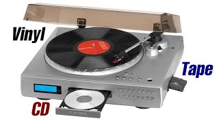 A turntable that also plays CDs amp cassettes  Anders Nicholson 2655 [upl. by Valida]