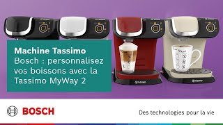 Machine Tassimo Bosch  personnalisez vos boissons avec la Tassimo MyWay 2 [upl. by Dehnel]