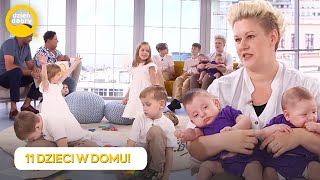 MAJA 11 DZIECI 👶 Jak sobie radzą z opieką  Dzień Dobry TVN [upl. by Eaned]