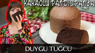 Kakaolu Pandispanya Tarifi 🎂🇪🇸 KABARMA GARANTİLİ  TÜM PÜF NOKTALARIYLA 🍫🎂  Chef Duygu Tugcu [upl. by Maclaine]