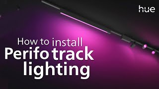 Philips Hue  How to install Perifo track lighting [upl. by Amahs]