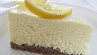 Lemon Cheesecake No Bake  One Pot Chef [upl. by Bo]