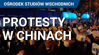 Protesty w Chinach O co chodzi Czy zagrażają władzy Co się dzieje w Chinach [upl. by Legnaleugim]