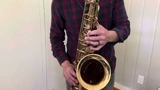 1940 Conn 30M Connqueror Tenor Saxophone Demo wwwdcsaxcom [upl. by Ydwor396]