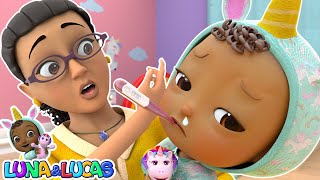 Sick Song  Baby is Sick  Nursery Rhymes for Kids [upl. by Ylas728]