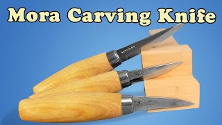 The BEST Sloyd Wood Carving Knives Mora 106 120 and 122 Review [upl. by Lauritz103]