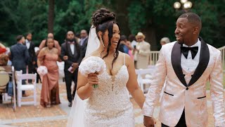 The Monroe Wedding Film I Myia amp Denzel I Newton white mansion [upl. by Bauer885]