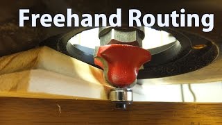 How to Use a Router Freehand  Beginners 11  woodworkweb [upl. by Adnawal]