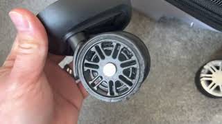 Replacing cheap plastic luggage wheels [upl. by Sean959]