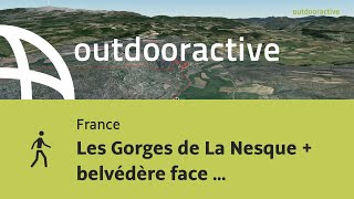 Les Gorges de La Nesque  belvédère face au Rocher de Cire [upl. by Garrek]