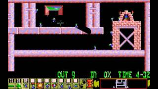 Lemmings PC  Level 4 Now use miners and climbers [upl. by Fischer]