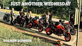 Wednesday rides 1  Duke wheelies Yamaha R1M swoosh and sunshine [upl. by Neelac]