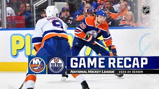 Islanders  Oilers 1113  NHL Highlights 2023 [upl. by Iong]