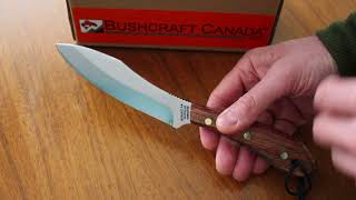 Grohmann Survival Knife No 4 view by www bushcraftcanada com [upl. by Dorcas]