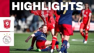 Cup Game in Enschede 🏆  Highlights FC Twente Vrouwen  Ajax Vrouwen  KNVB Beker [upl. by Castora]