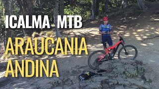 MEJORES RUTAS EN BICICLETA de MTB LAGUNA ICALMA Chile lagos miradores cascadas [upl. by Maryanna]