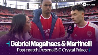 Gabriel Martinelli FIREDUP amp READY for title challenge 🔥😮‍💨  Arsenal 50 Crystal Palace 🔴 [upl. by Einnahpets874]