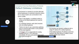 First Hop Redundancy Protocols FHRP in CCNA Networking using Cisco Packet Tracer [upl. by Qidas]