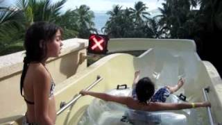 El Conquistador Tube Water Slide [upl. by Ydnem505]