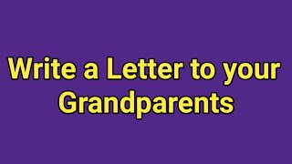 Letter writing format 2  Easy and simple informal letter  Basic letter to uncle for birthday gift [upl. by Loydie]