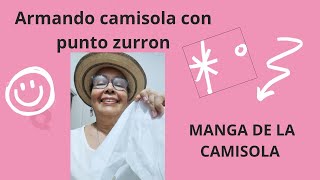 Manga de la camisola en punto zurron [upl. by Kerianne]