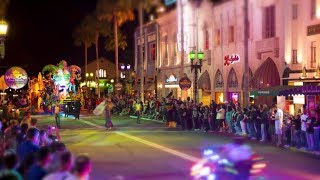 Timelapse of Universal Orlando Mardi Gras [upl. by Oreves808]